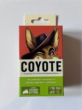 Coyote Card Party Game - Brand New Sealed Condition